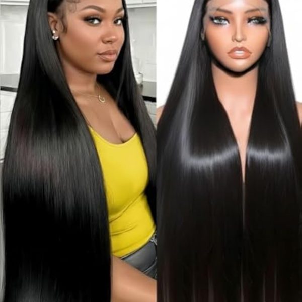 Perruque Lace Front Lisse 13x6 – 200 % de densité – Cheveux Humains – 24 pouces