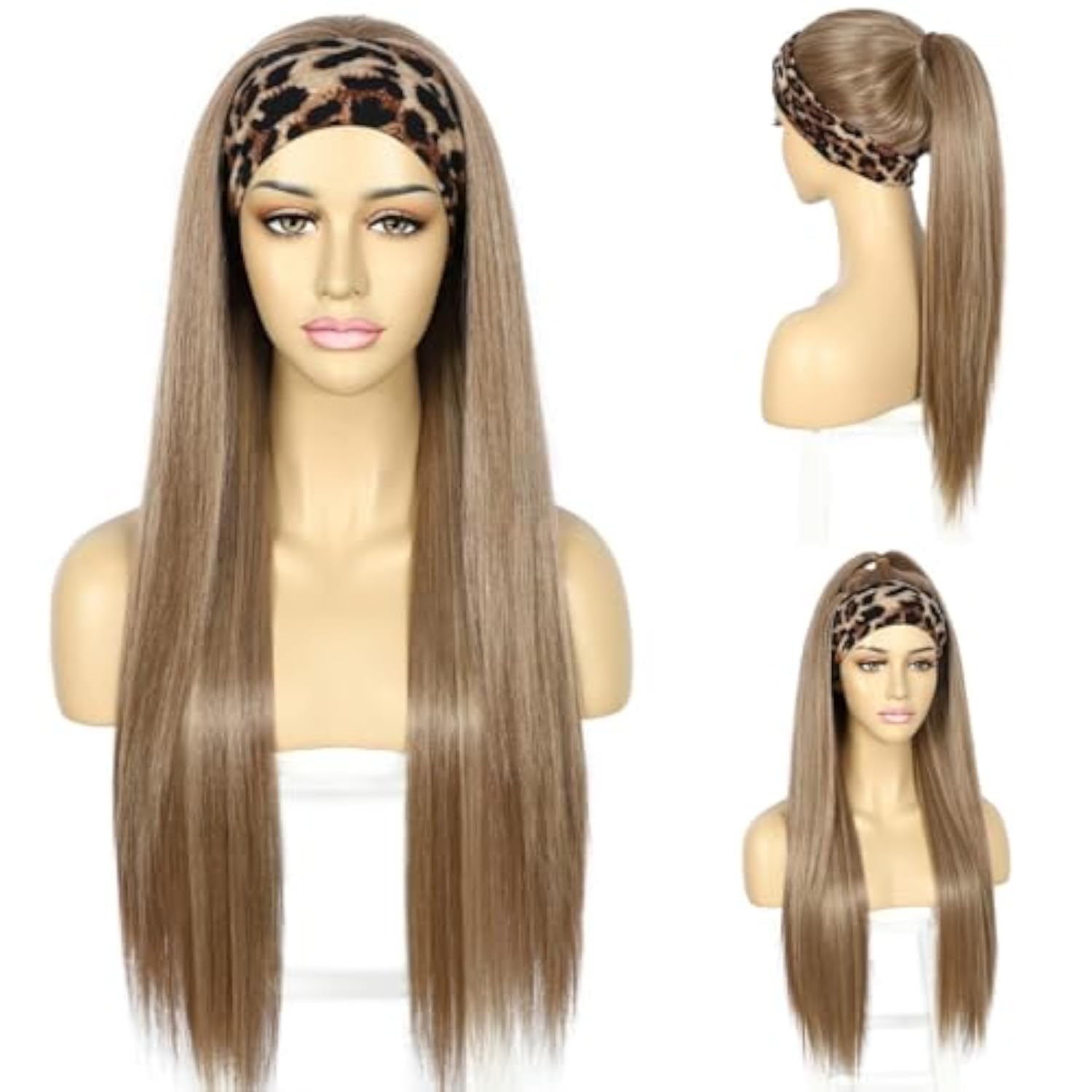 Perruque Synthétique Lace Front Lisse – blond (613) – 26 pouces – Réf. WS-F93D5G – Image 2