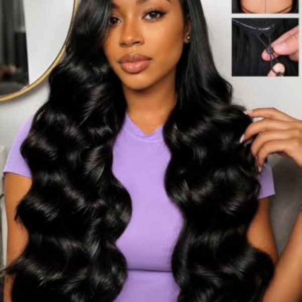 Perruque Lace Front Body Wave 13x4 sans Colle – Cheveux Humains – 28 pouces