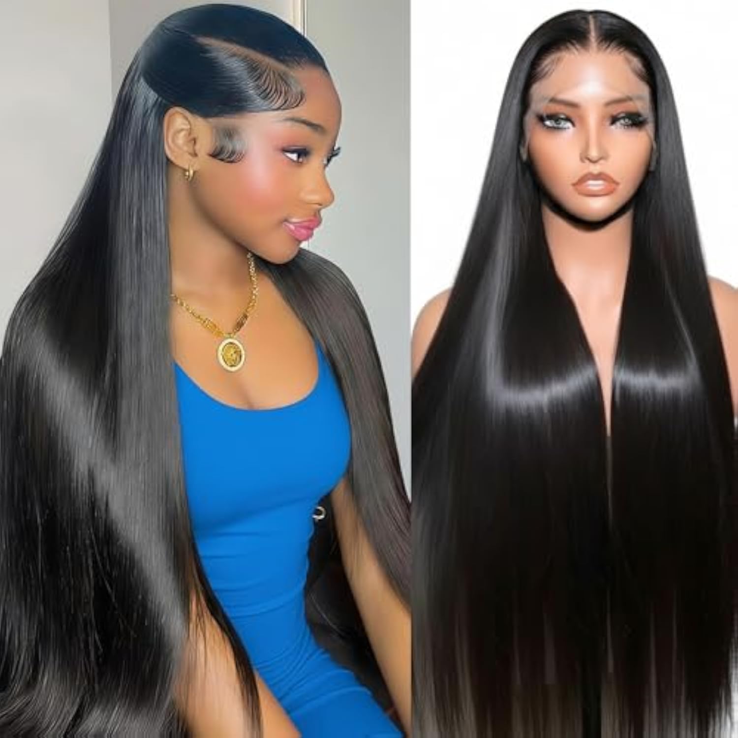 WIGHUB&SALON – Perruque Lace Front Body Wave 13x6 – 200 % de densité – Cheveux Humains – 30 pouces – Image 2