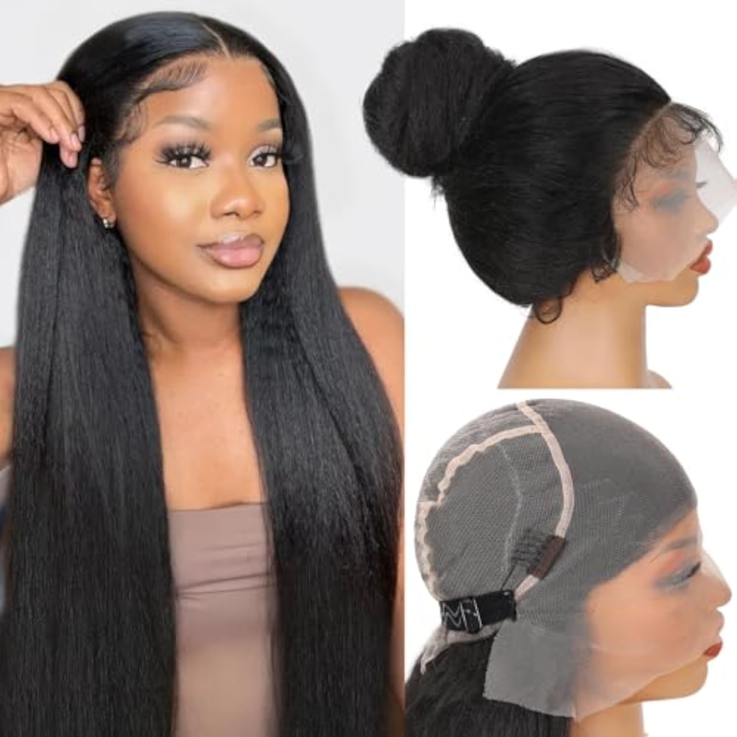 WIGHUB&SALON – Perruque Synthétique Lace Front Afro – 30 pouces – Image 2