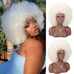 Perruque Synthétique Lace Front Afro Afro – Réf. WS-GKXCQN