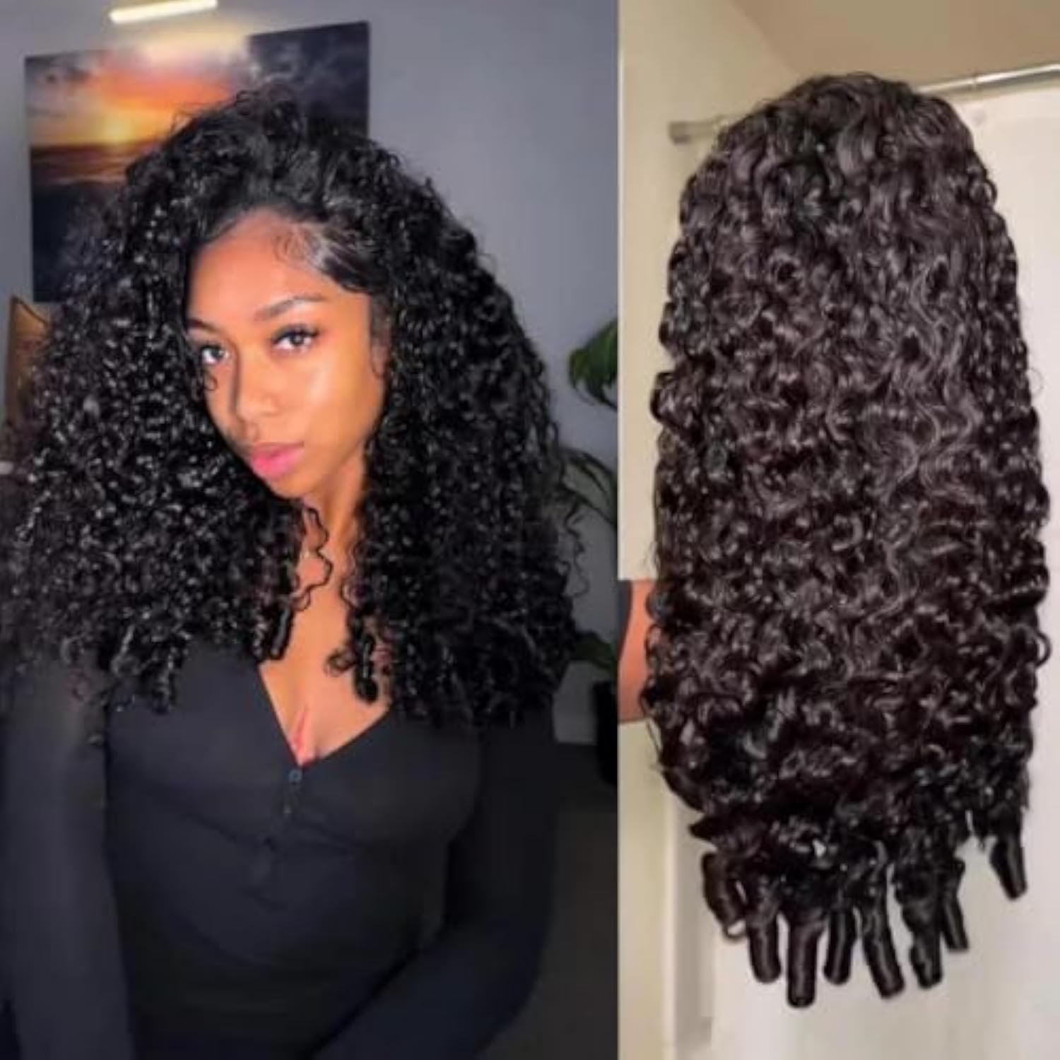Perruque Lace Front Bouclé 13x4 – Cheveux Humains – 20 pouces – Image 2