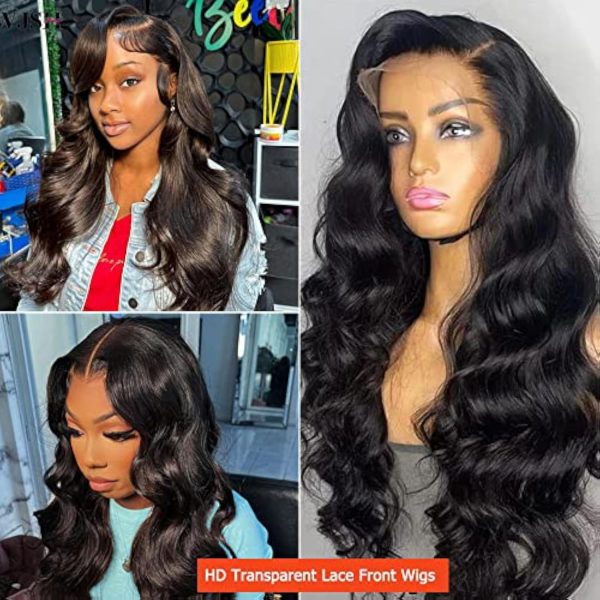 Perruque Lace Front Body Wave 13x4 – Cheveux Humains – 22 pouces – Réf. WS-75BQ9T