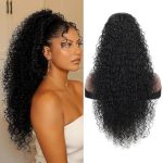 WIGHUB&SALON – Perruque Synthétique Lace Front Afro Afro – 27 pouces