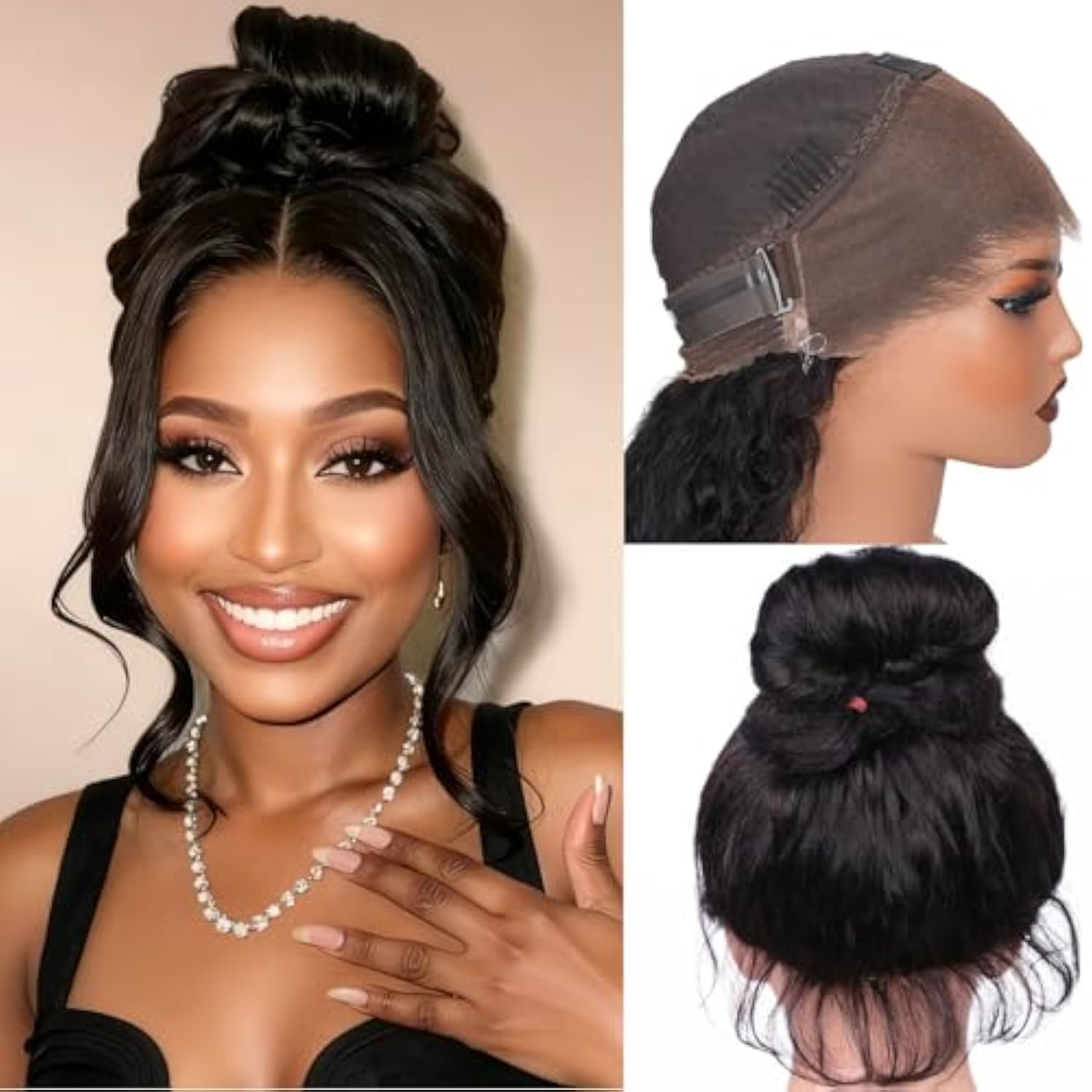 Perruque Lace Front Body Wave – Cheveux Humains – 22 pouces – Réf. WS-88CQ48