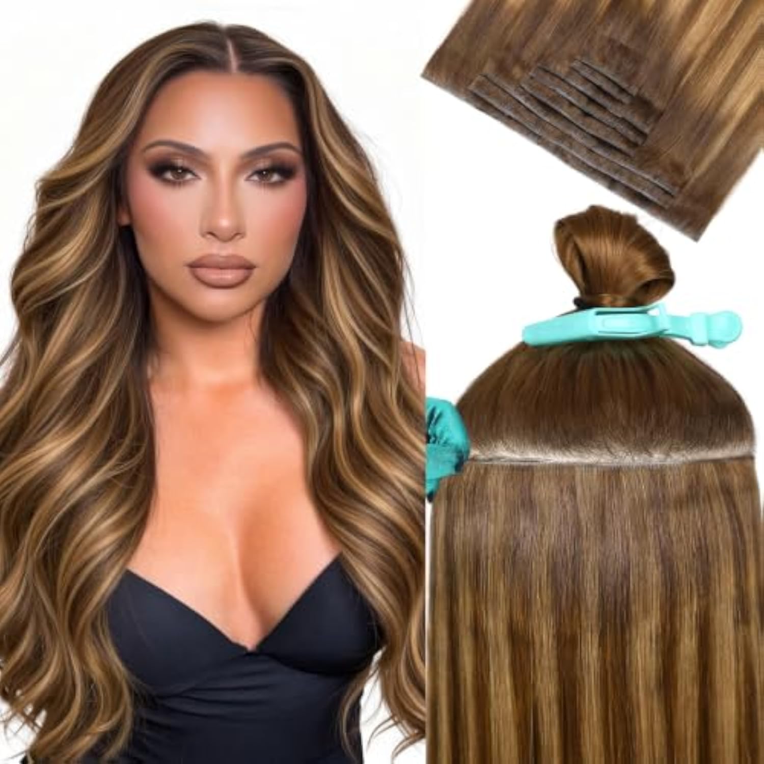 Perruque Lace Front Body Wave 13x4 – Cheveux Humains – brun – 16 pouces – Image 2