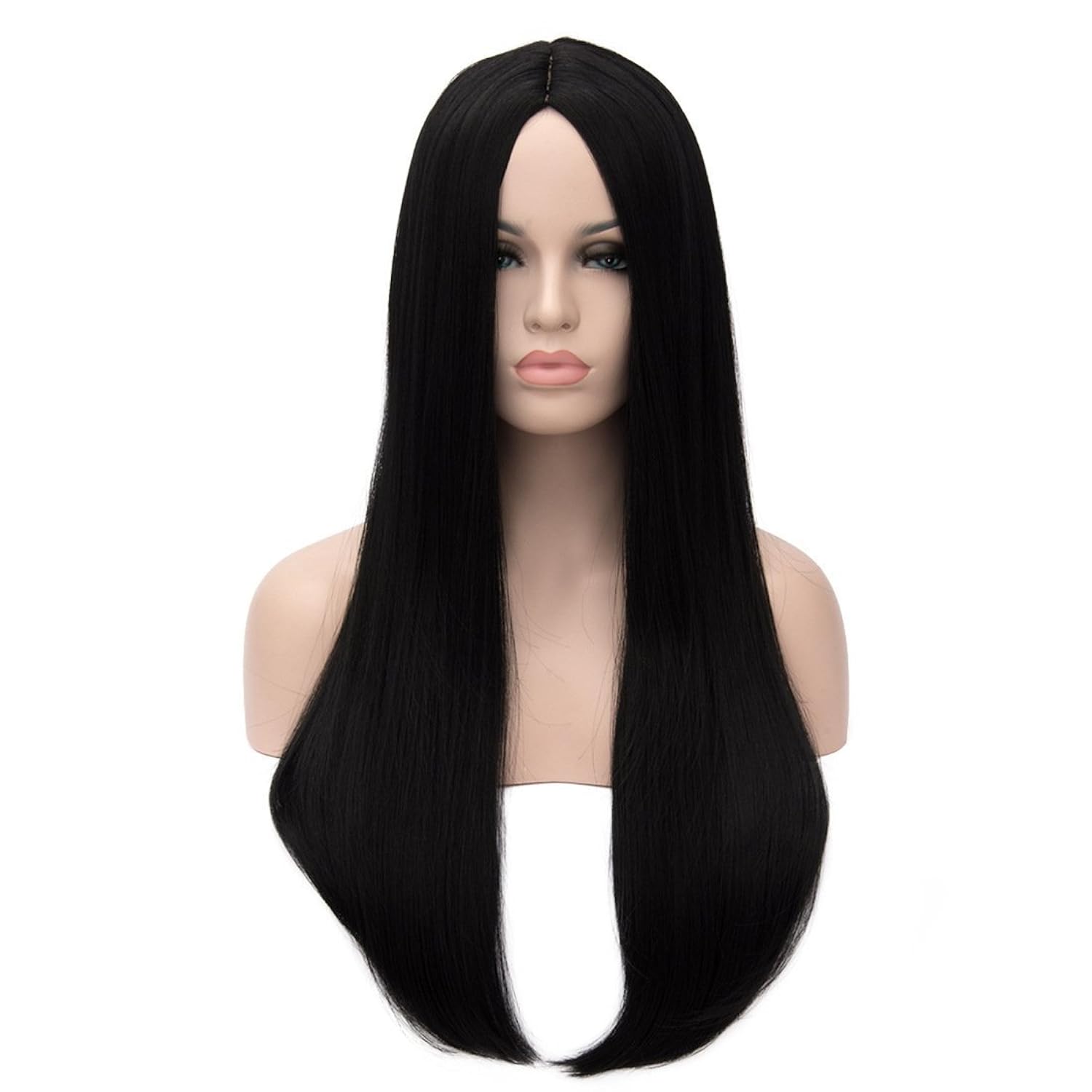 WIGHUB&SALON – Perruque Synthétique Lace Front Lisse – Réf. WS-X8KG4M