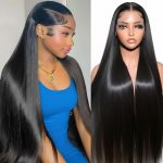 WIGHUB&SALON – Perruque Lace Front Body Wave 13x6 – 200 % de densité – Cheveux Humains – 30 pouces