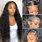 Perruque Lace Front Deep Wave 13x4 – Cheveux Humains – 18 pouces