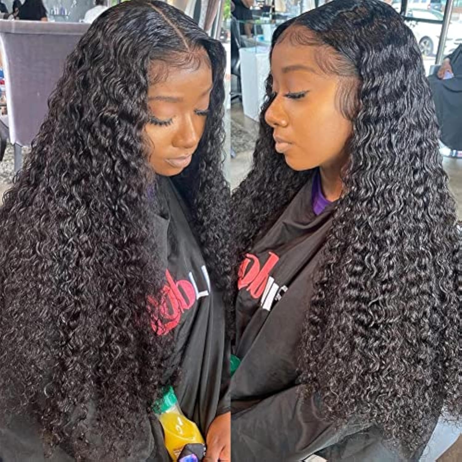 WIGHUB&SALON – Perruque Lace Front Deep Wave 13x4 – Cheveux Humains – 20 pouces – Image 2