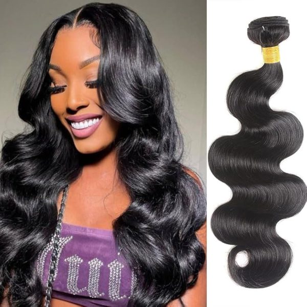 WIGHUB&SALON – Tissage Body Wave – en Cheveux Humains – 20 pouces – Réf. WS-44BK8Q