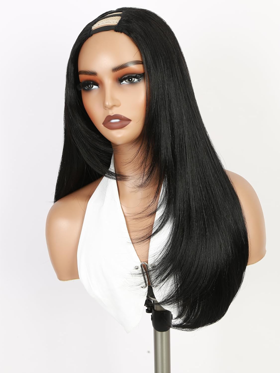 WIGHUB&SALON – Perruque Lace Front Yaki Raide 13x4 – Cheveux Humains – Image 3