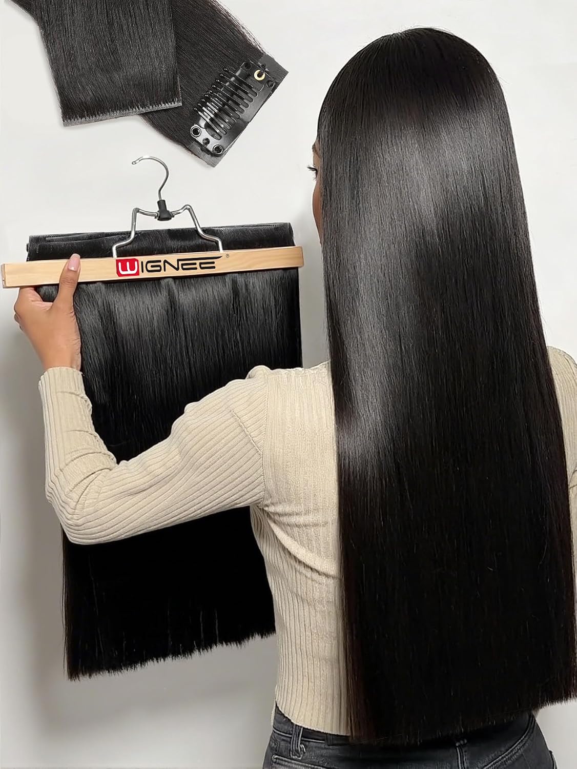 WIGHUB&SALON – Perruque Lace Front Body Wave 13x4 – Cheveux Humains – 18 pouces – Réf. WS-YJ5GYC