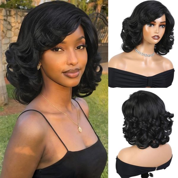 Perruque Lace Front Carré 13x4 avec Frange – Cheveux Humains