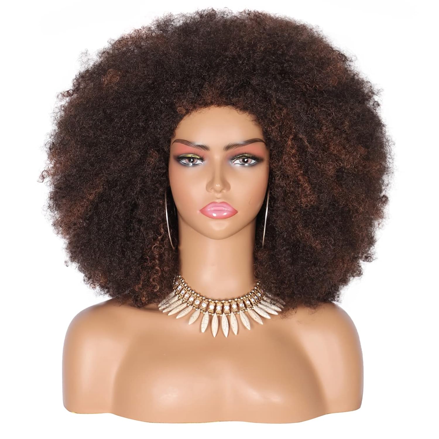 Perruque Synthétique Lace Front Afro Afro