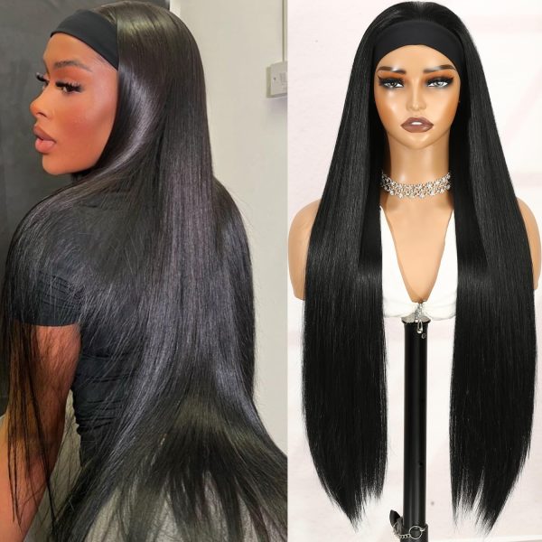 Perruque Lace Front Lisse 13x4 – Cheveux Humains – 32 pouces