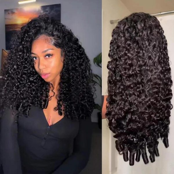 Perruque Lace Front Bouclé 13x4 – Cheveux Humains – 20 pouces