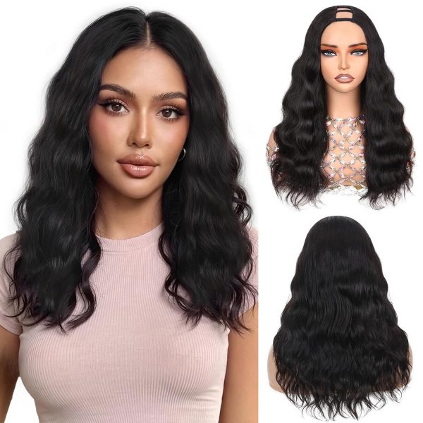 WIGHUB&SALON – Perruque Lace Front Ondulation Naturelle 13x4 – Cheveux Humains – 16 pouces