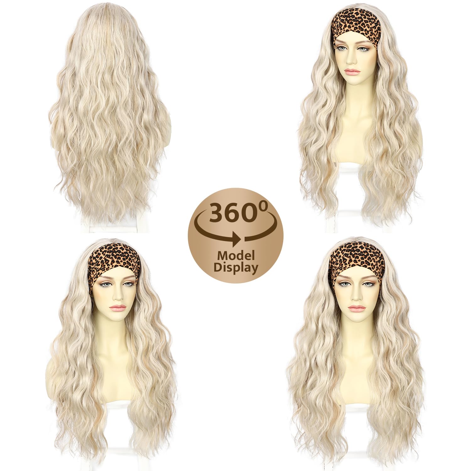 Perruque Synthétique Lace Front Body Wave – blond (613) – 26 pouces – Réf. WS-SWRMKR – Image 3
