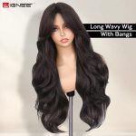 WIGHUB&SALON – Perruque Synthétique Lace Front Body Wave – brun – 26 pouces