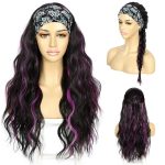 WIGHUB&SALON – Perruque Synthétique Lace Front Body Wave – balayage (4/27) – 26 pouces