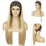 WIGHUB&SALON – Perruque Synthétique Lace Front Lisse – blond (613) – 26 pouces – Réf. WS-C8TL61