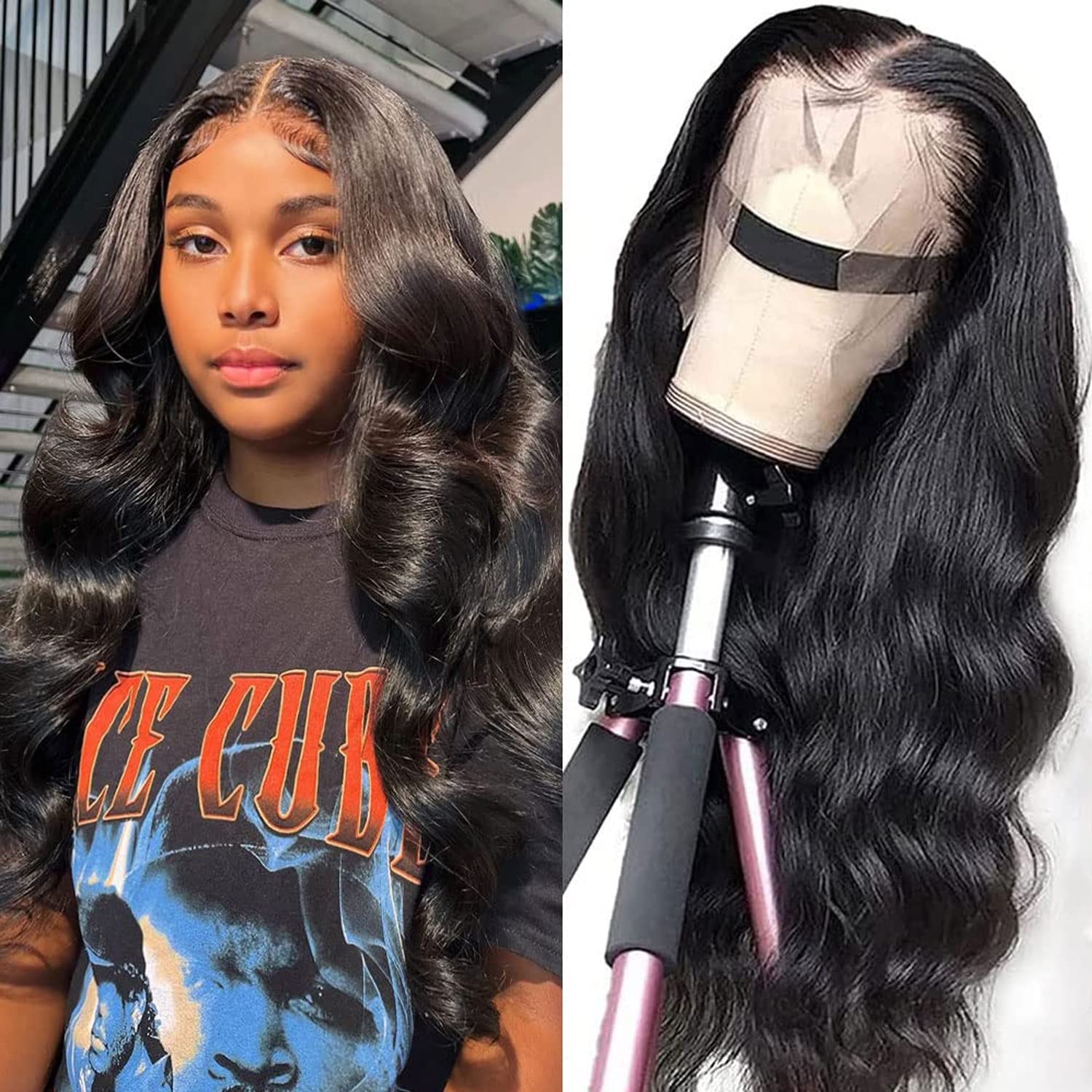Perruque Lace Front Body Wave 13x4 – Cheveux Humains – 26 pouces - Image 2
