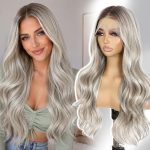 Perruque Synthétique Lace Front Body Wave – blond (613) – 24 pouces