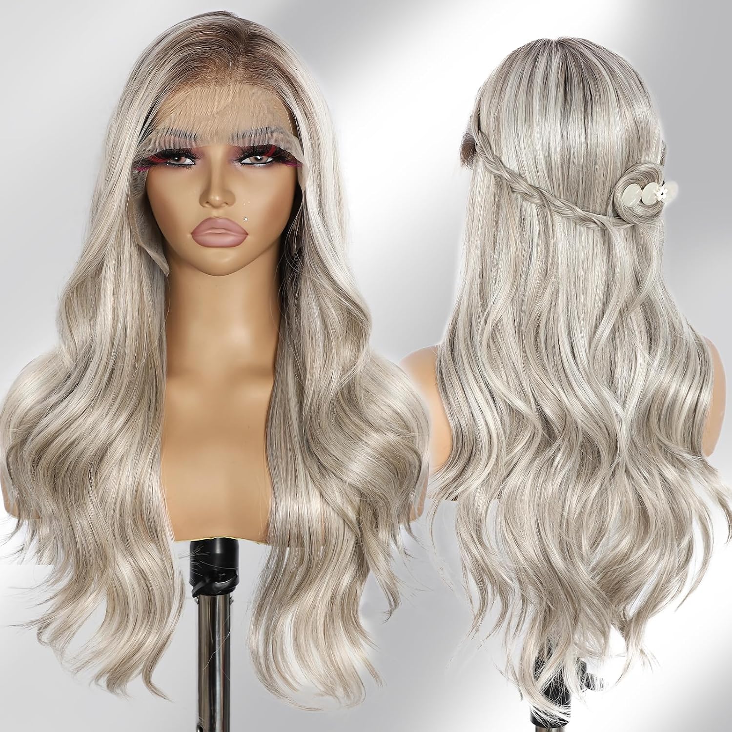 Perruque Synthétique Lace Front Body Wave – blond (613) – 24 pouces – Image 3