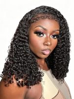 Perruque Lace Front Bouclé 13x4 sans Colle – 200 % de densité – Cheveux Humains – 18 pouces