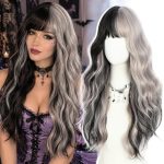 Perruque Synthétique Lace Front Body Wave avec Frange – balayage (4/27) – 26 pouces – Réf. WS-G8J8R4