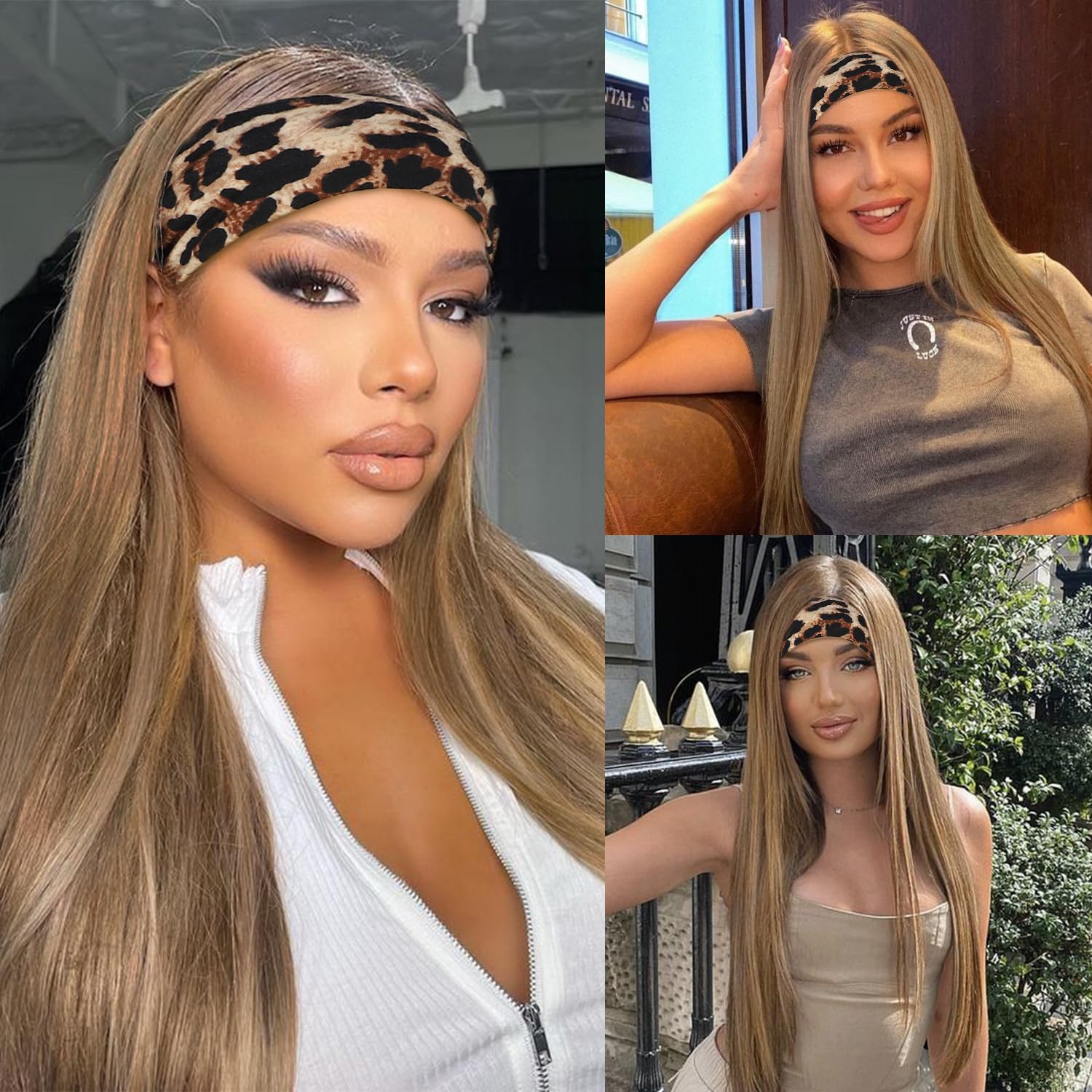 Perruque Synthétique Lace Front Lisse – blond (613) – 26 pouces – Réf. WS-F93D5G – Image 3