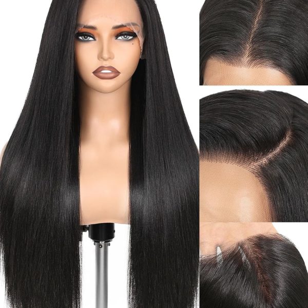 WIGHUB&SALON – Perruque Synthétique Lace Front Lisse – 28 pouces