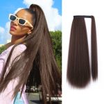 WIGHUB&SALON – Perruque Lace Front Afro 13x4 – Cheveux Humains – brun – 30 pouces