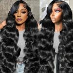 Perruque lace front 13x6 body wave en vrais cheveux humains densité 200 % - BIMKOS