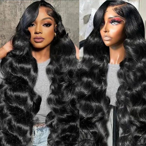 Perruque lace front 13x6 body wave en vrais cheveux humains densité 200 % - BIMKOS