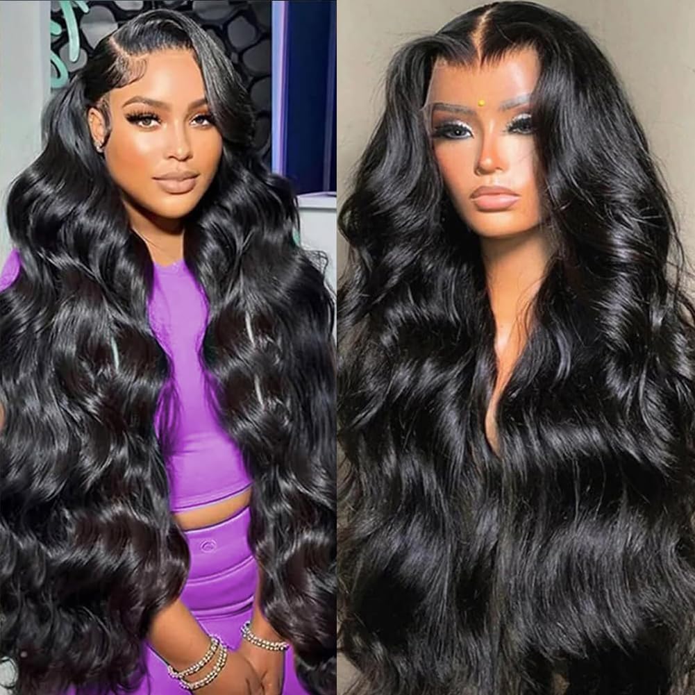 Perruque lace front 13x6 body wave portée